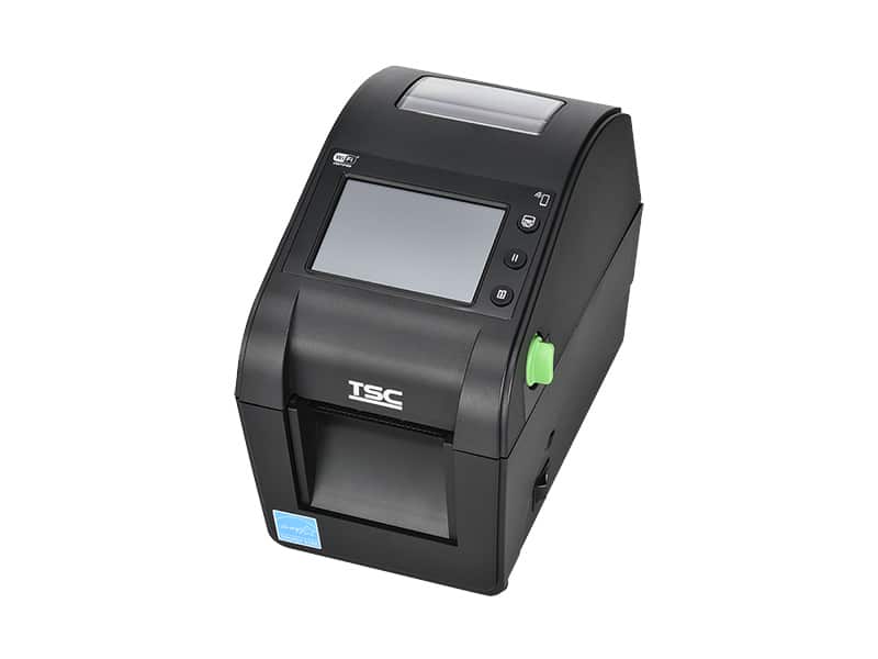 Thermodirektdrucker für kurzlebige Etiketten, Thermodirektdrucker mit weißem Hintergrund