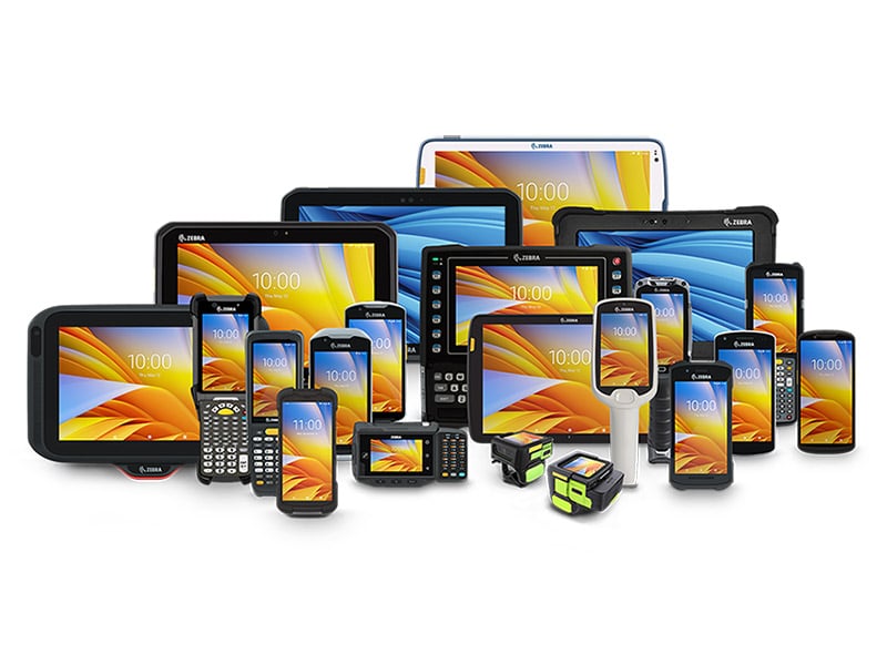 Mobile Datenerfassung, Mobile Barcodescanner, verschiedene Tablets und Barcodescanner